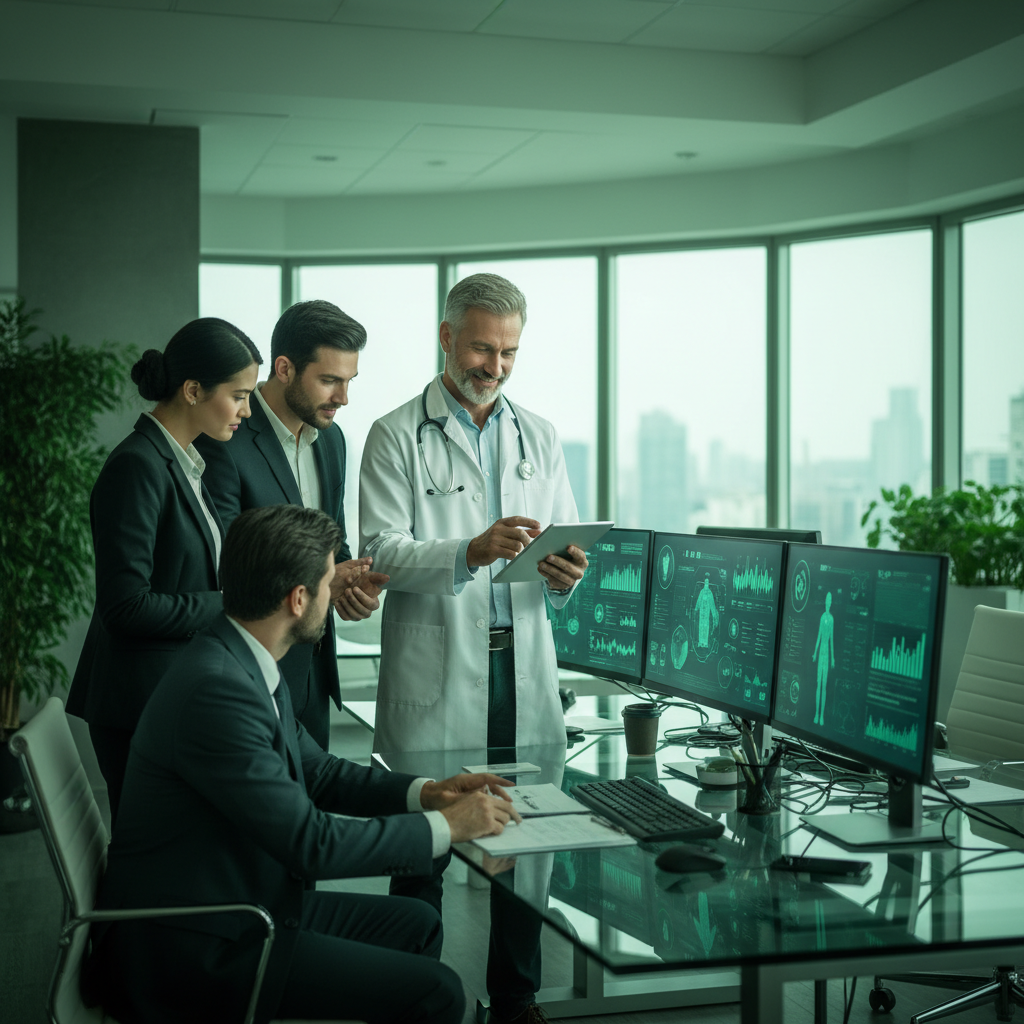 Médico e equipe - desafios que impactam o lucro