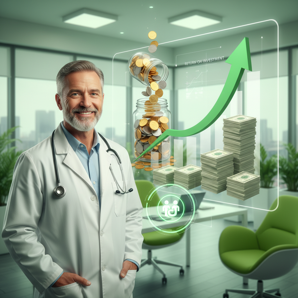 Médico e ROI - impacto financeiro positivo