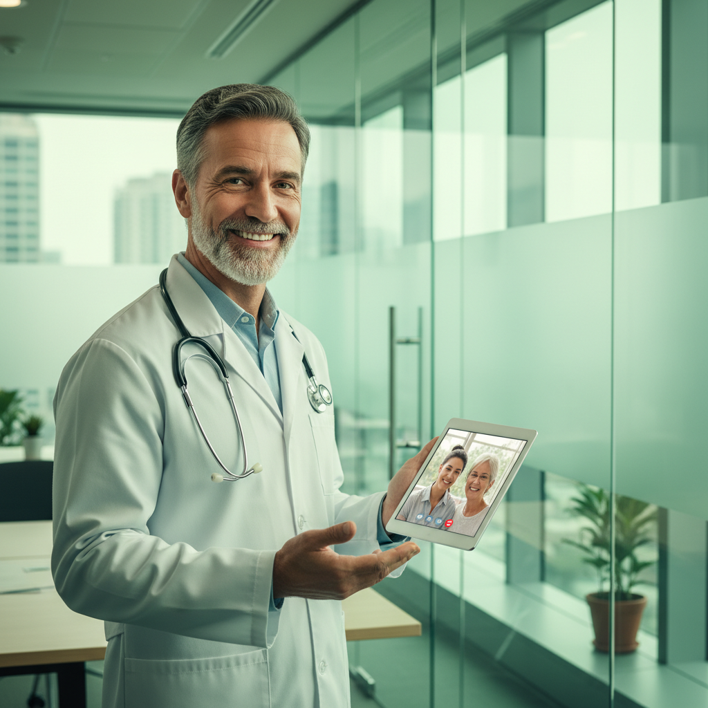 Médico em atendimento - como funciona