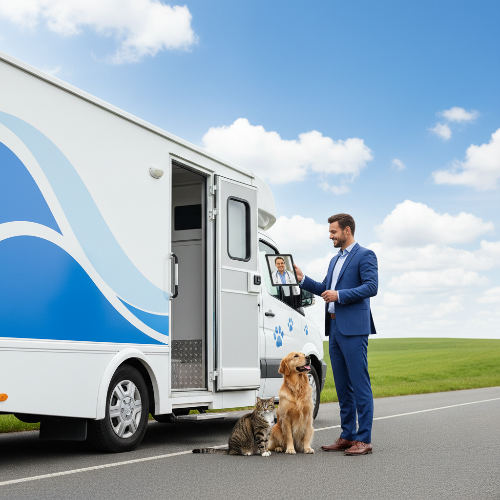 Telemedicina e Televeterinária 24h - unidade móvel e atendimento